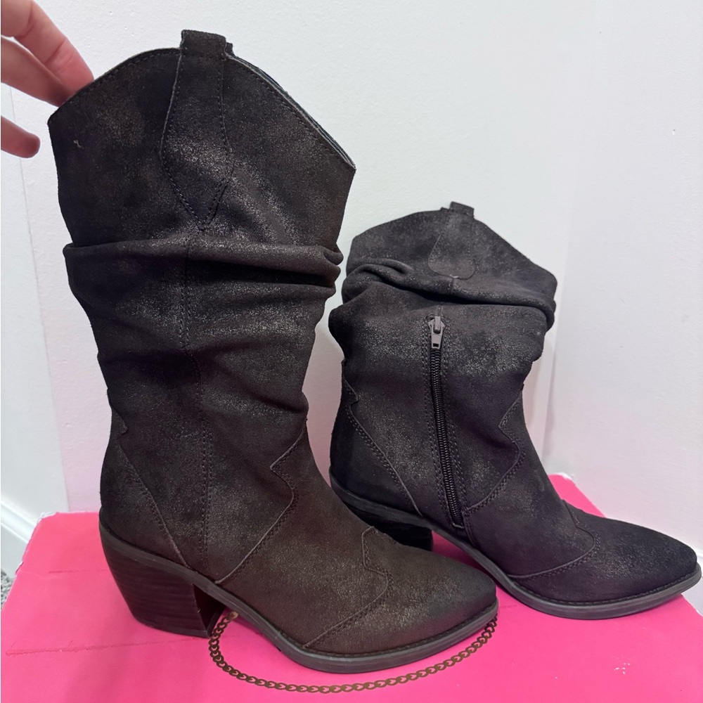 VANELI BOOTS  Dark Brown 7.5